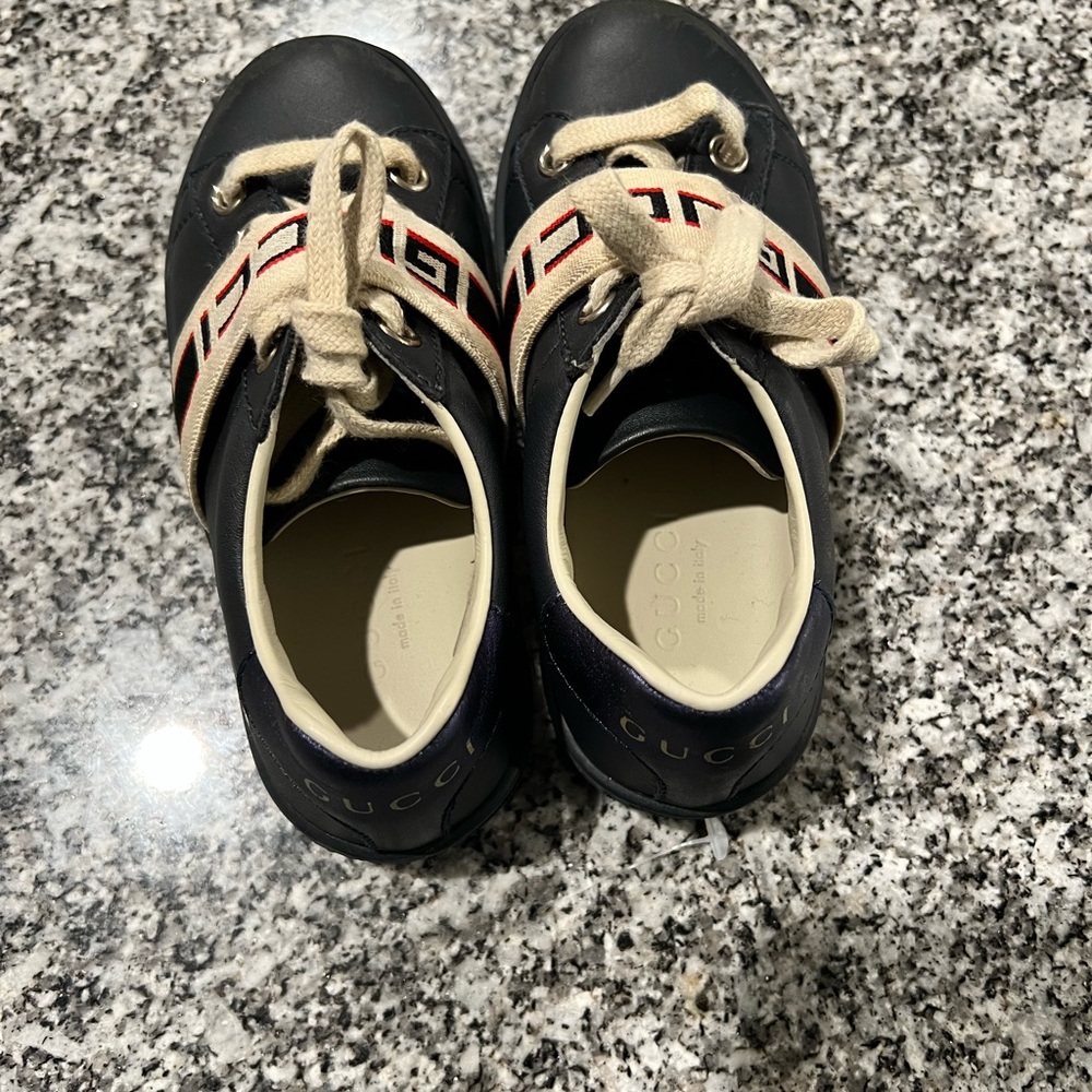 Authentic Gucci shoes for toddler boy.